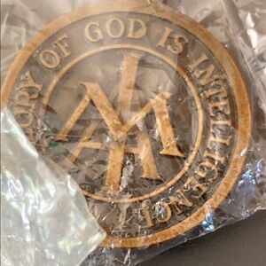 Brass MIA LDS Mormon Pendant 1.25" Coin In Original Packeage Unused